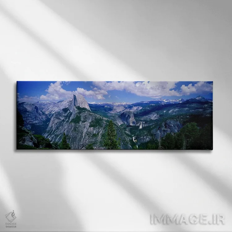 تابلو Yosemite Valley, Yosemite National Park, California, USA,کوه هف دُم، دره یوسیمیتی، پارک ملی یوسیمیتی، کالیفرنیا، آمریکا اثر پانورامیک ایمجز (استودیو عکاسی عریض) - نمای روبهرو روی دیوار