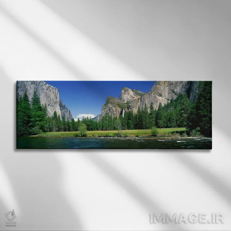 تابلو Yosemite Valley, Yosemite National Park, California, USA,آبشار بریدوِیل، دره یوسیمیتی، پارک ملی یوسیمیتی، کالیفرنیا، آمریکا اثر پانورامیک ایمجز (استودیو عکاسی عریض) - نمای روبهرو روی دیوار