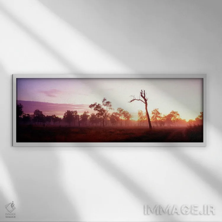 تابلو پارک ملی کاکادو، قلمروی شمالی استرالیا اثر پانورامیک ایمجز (استودیو عکاسی عریض) - نمای قابدار سفید