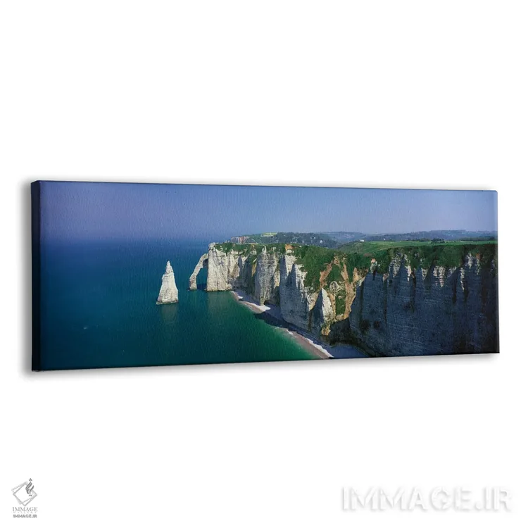 تابلو Etretat, Normandy, France,منظره ساحلی اِترِتا، نرماندی، فرانسه اثر پانورامیک ایمجز (استودیو عکاسی عریض) - نمای پرسپکتیو محصول