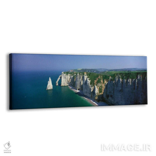 تابلو Etretat, Normandy, France,منظره ساحلی اِترِتا، نرماندی، فرانسه اثر پانورامیک ایمجز (استودیو عکاسی عریض) - نمای پرسپکتیو محصول
