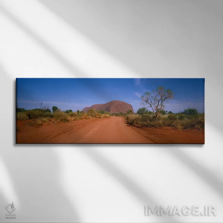 تابلو Uluru-Kata Tjuta National Park, Northern Territory, Australia,منظره بیابانی، پارک ملی اولورو-کاتا جوتا، قلمروی شمالی استرالیا اثر پانورامیک ایمجز (استودیو عکاسی عریض) - نمای روبهرو روی دیوار