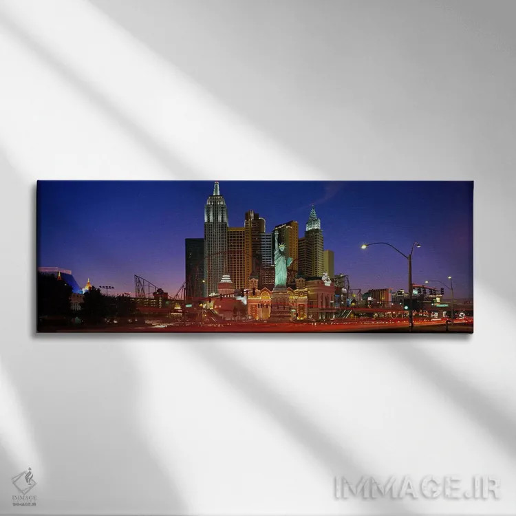 تابلو لاس وگاس، نوادا (۲) اثر پانورامیک ایمجز (استودیو عکاسی عریض) - نمای روبهرو روی دیوار
