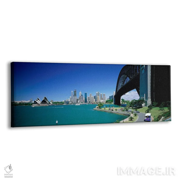 تابلو Sydney, New South Wales, Commonealth Of Australia,بندر سیدنی از کیریبیلی، نیو ساوت ولز، استرالیا اثر پانورامیک ایمجز (استودیو عکاسی عریض) - نمای پرسپکتیو محصول