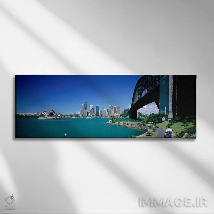 تابلو Sydney, New South Wales, Commonealth Of Australia,بندر سیدنی از کیریبیلی، نیو ساوت ولز، استرالیا اثر پانورامیک ایمجز (استودیو عکاسی عریض) - نمای روبهرو روی دیوار