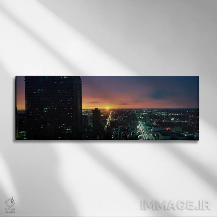 تابلو Texas, USA,هیوستون، تگزاس، آمریکا اثر پانورامیک ایمجز (استودیو عکاسی عریض) - نمای روبهرو روی دیوار