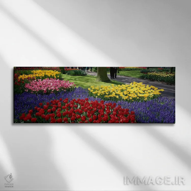 تابلو Lisse, South Holland, Kingdom Of The Netherlands,کوکنهوف ۲، لیسه، سهلند جنوبی، هلند اثر پانورامیک ایمجز (استودیو عکاسی عریض) - نمای روبهرو روی دیوار