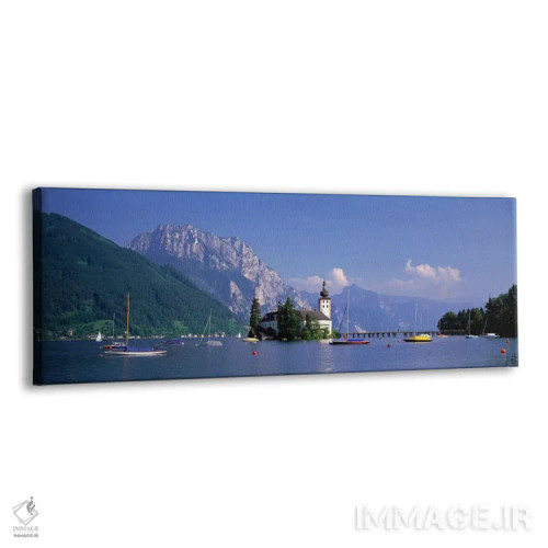 تابلو دریاچه تراونزی، گموندن، اتریش اثر پانورامیک ایمجز (استودیو عکاسی عریض) - نمای پرسپکتیو محصول