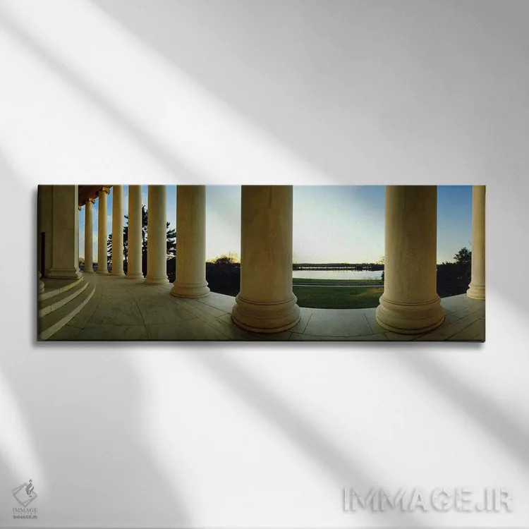 تابلو یادبود جفرسون، واشنگتن دیسی اثر پانورامیک ایمجز (استودیو عکاسی عریض) - نمای روبهرو روی دیوار
