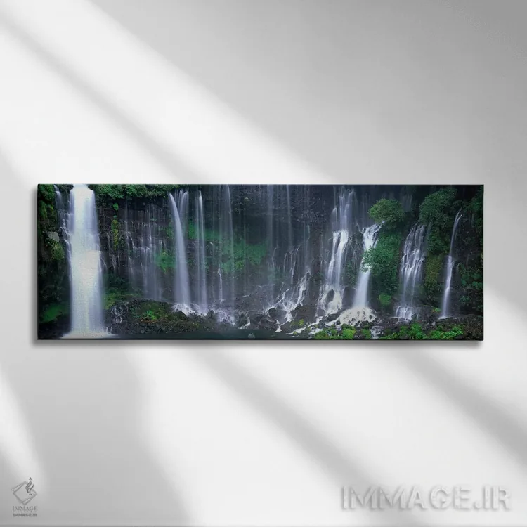 تابلو Fujinomiya, Shizuoka, Japan,آبشار شیرایتو، فوجینومیا، شیزوئوکا، ژاپن اثر پانورامیک ایمجز (استودیو عکاسی عریض) - نمای روبهرو روی دیوار