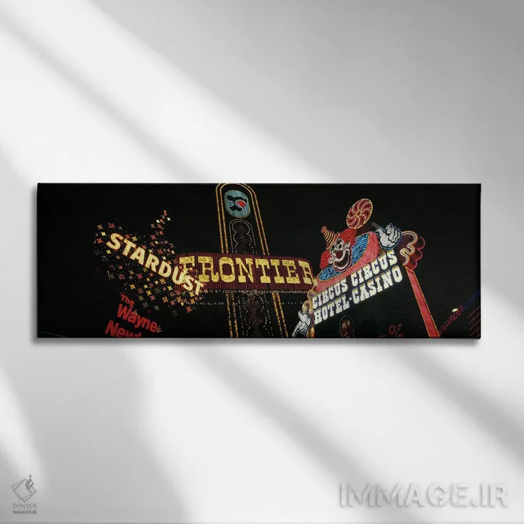 تابلو تصویر مونتاژ لاس وگاس، نوادا اثر پانورامیک ایمجز (استودیو عکاسی عریض) - نمای روبهرو روی دیوار