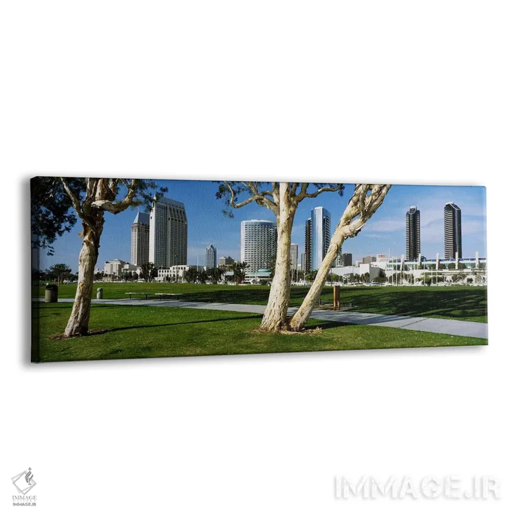 تابلو San Diego, California, USA,پارک مارینا امبارکادرو، سندیگو، کالیفرنیا، ایالات متحده آمریکا اثر پانورامیک ایمجز (استودیو عکاسی عریض) - نمای پرسپکتیو محصول