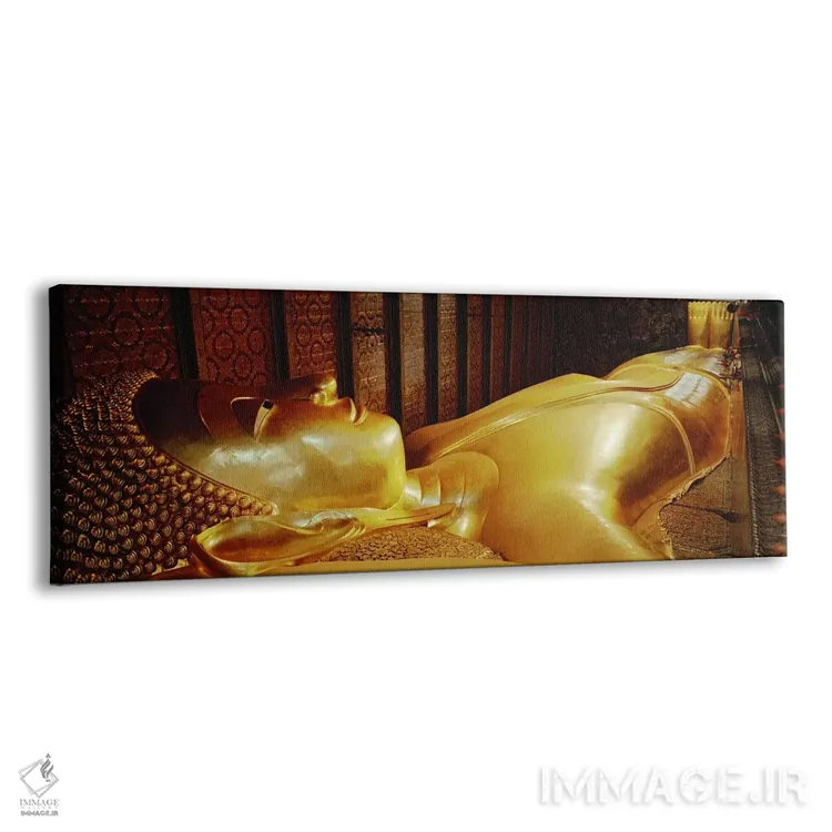 تابلو Bangkok, Wat Po, Reclining Buddha,تایلند، بانکوک، معبد پو، بودای خوابیده اثر پانورامیک ایمجز (استودیو عکاسی عریض) - نمای پرسپکتیو محصول