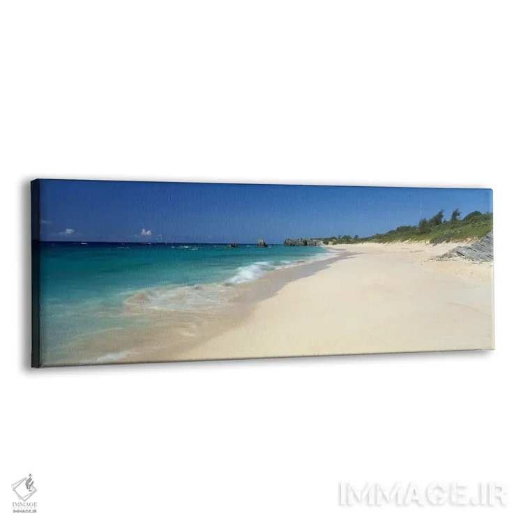 تابلو ساحل وارویک لانگ بی، برمودا اثر پانورامیک ایمجز (استودیو عکاسی عریض) - نمای پرسپکتیو محصول