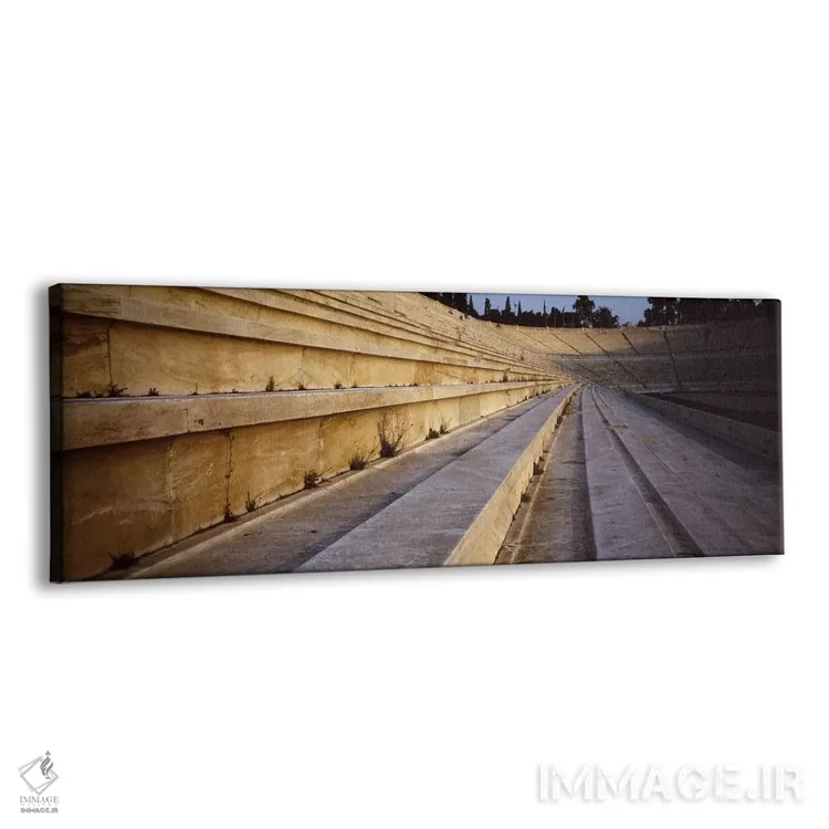 تابلو جزییات ورزشگاه المپیک، آتن، یونان اثر پانورامیک ایمجز (استودیو عکاسی عریض) - نمای پرسپکتیو محصول