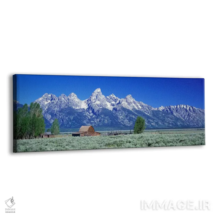 تابلو Mormon Row, Grand Teton National Park, Jackson Hole, Wyoming, USA,انبار جان مولتون، مورمون رو، پارک ملی گرند تتون، جکسون هول، وایومینگ، ایالات متحده آمریکا اثر پانورامیک ایمجز (استودیو عکاسی عریض) - نمای پرسپکتیو محصول