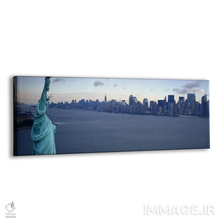 تابلو New York, Statue of Liberty #2,ایالات متحده آمریکا، نیویورک، تندیس آزادی شماره ۲ اثر پانورامیک ایمجز (استودیو عکاسی عریض) - نمای پرسپکتیو محصول