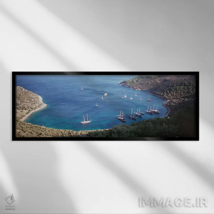 تابلو کالکان، ترکیه اثر پانورامیک ایمجز (استودیو عکاسی عریض) - نمای قابدار مشکی