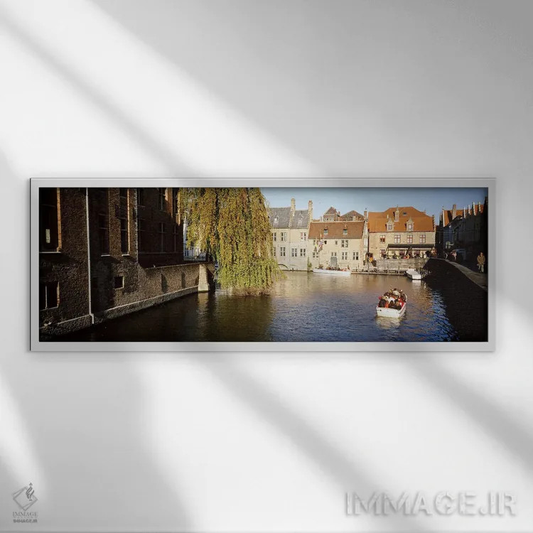 تابلو بروخه، بلژیک اثر پانورامیک ایمجز (استودیو عکاسی عریض) - نمای قابدار سفید