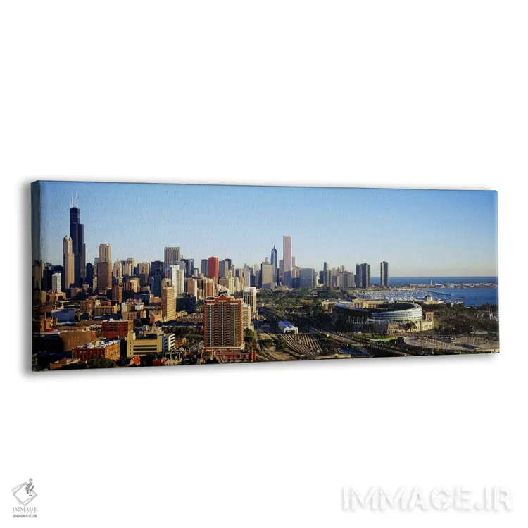 تابلو Illinois, USA #2,شیکاگو، ایلینوی، ایالات متحده آمریکا شماره ۲ اثر پانورامیک ایمجز (استودیو عکاسی عریض) - نمای پرسپکتیو محصول