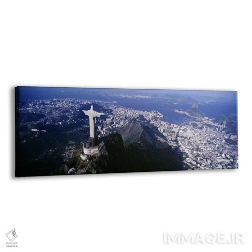 تابلو Rio de Janeiro, Southeast Region, Brazil,نمای هوایی شماره یک، ریو دو ژانیرو، منطقه جنوب شرقی، برزیل اثر پانورامیک ایمجز (استودیو عکاسی عریض) - نمای پرسپکتیو محصول