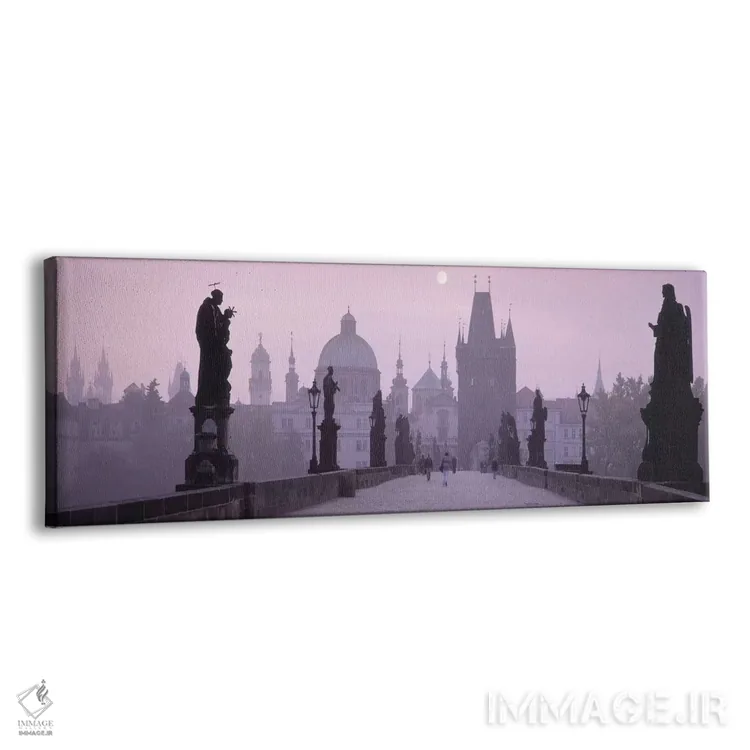تابلو Prague, Czech Republic,پل چارلز و منارههای شهر قدیم، پراگ، جمهوری چک اثر پانورامیک ایمجز (استودیو عکاسی عریض) - نمای پرسپکتیو محصول