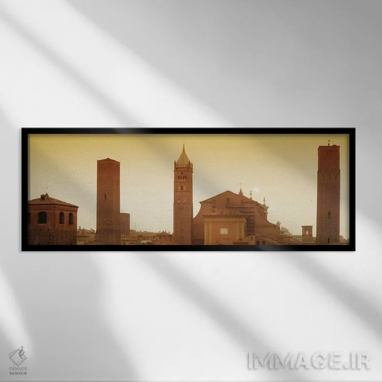 تابلو Italy,بولونیا، ایتالیا اثر پانورامیک ایمجز (استودیو عکاسی عریض) - نمای قابدار مشکی