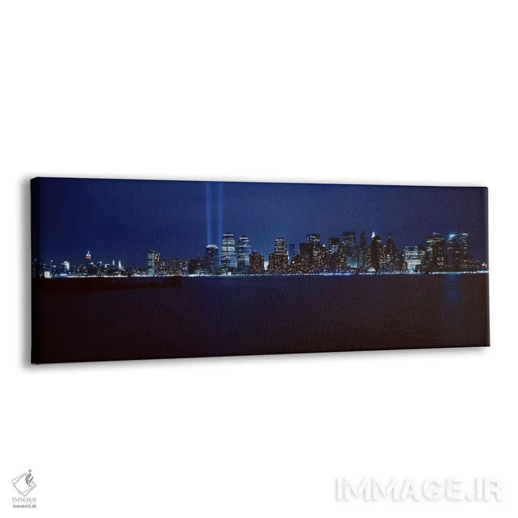 تابلو Lower Manhattan, New York City, New York, USA,افق شبانه مرکز شهر، لُوِر منهتن، نیویورک اثر پانورامیک ایمجز (استودیو عکاسی عریض) - نمای پرسپکتیو محصول