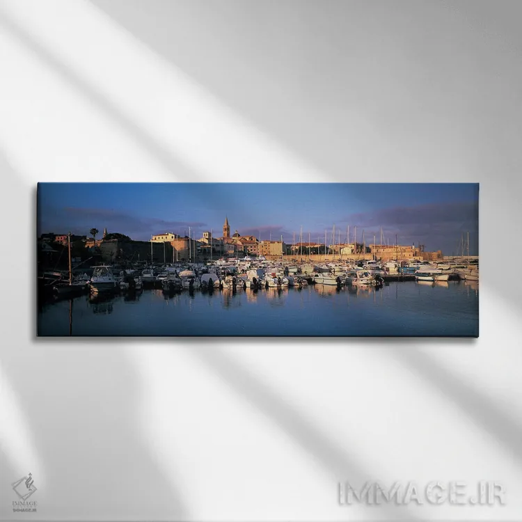 تابلو آلغرو، سارباوریا، ایتالیا اثر پانورامیک ایمجز (استودیو عکاسی عریض) - نمای روبهرو روی دیوار