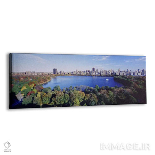 تابلو Manhattan, New York City, New York State, USA,ساختمانهای شهری، سنترالپارک، منهتن، نیویورک، ایالت نیویورک، آمریکا اثر پانورامیک ایمجز (استودیو عکاسی عریض) - نمای پرسپکتیو محصول