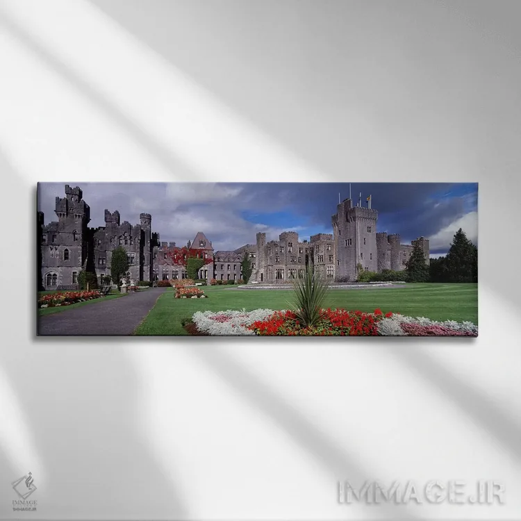 تابلو County Galway, Connacht Province, Republic Of Ireland,قلعه اشفورد، شهرستان گالوی، استان کانات، جمهوری ایرلند اثر پانورامیک ایمجز (استودیو عکاسی عریض) - نمای روبهرو روی دیوار