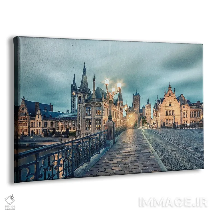 تابلو غروب گنت (بلژیک) اثر مانجیک پیکچرز (استودیو عکاسی یا فیلمسازی) - نمای پرسپکتیو محصول