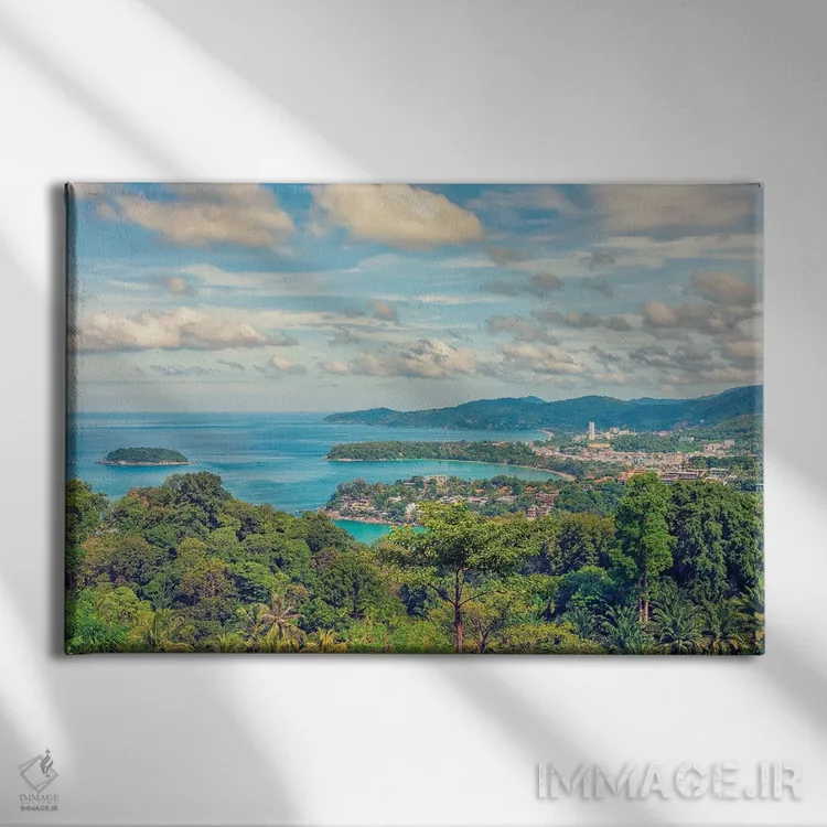 تابلو پوکت (تایلند) اثر مانجیک پیکچرز (استودیو عکاسی یا فیلمسازی) - نمای روبهرو روی دیوار