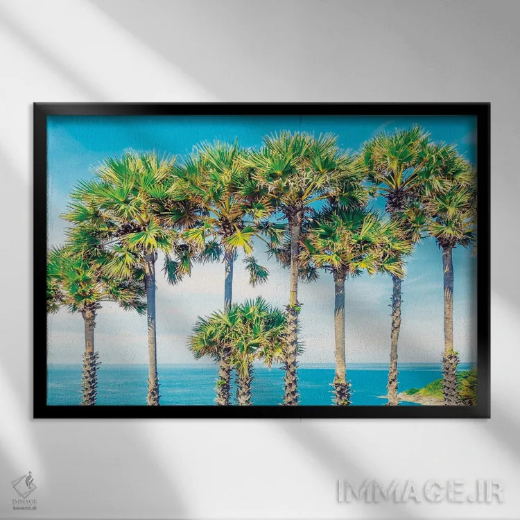 تابلو منظرهٔ پوکت اثر مانجیک پیکچرز (استودیو عکاسی یا فیلمسازی) - نمای قابدار مشکی