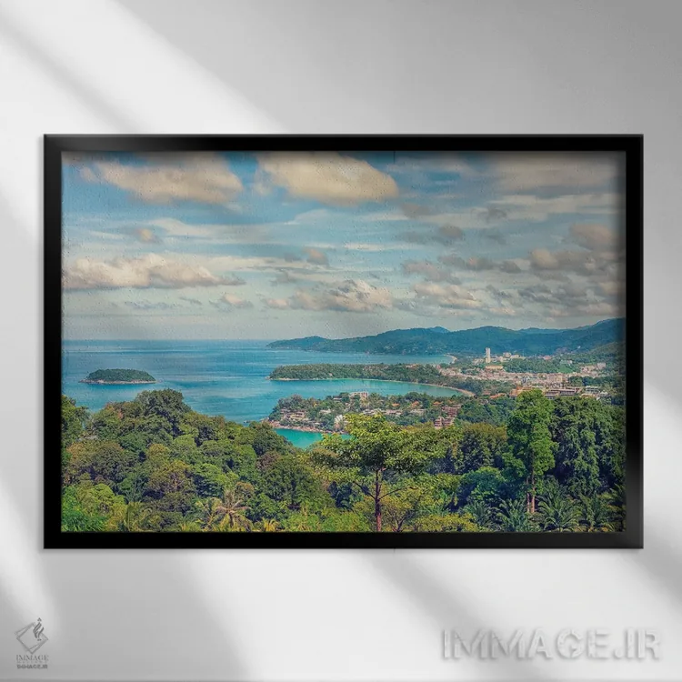 تابلو پوکت (تایلند) اثر مانجیک پیکچرز (استودیو عکاسی یا فیلمسازی) - نمای قابدار مشکی