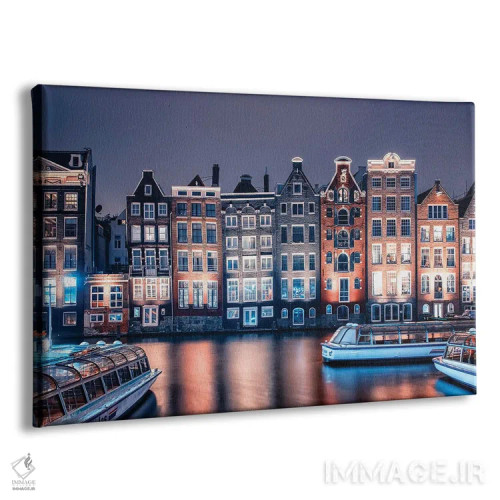 تابلو غروب دامراک (آمستردام) اثر مانجیک پیکچرز (استودیو عکاسی یا فیلمسازی) - نمای پرسپکتیو محصول