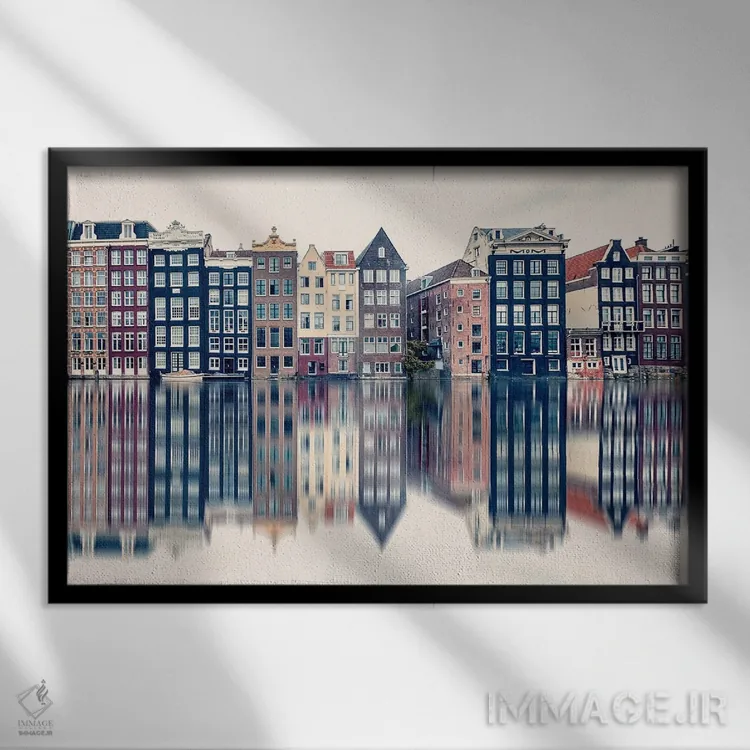 تابلو بازتاب دامراک اثر مانجیک پیکچرز (استودیو عکاسی یا فیلمسازی) - نمای قابدار مشکی