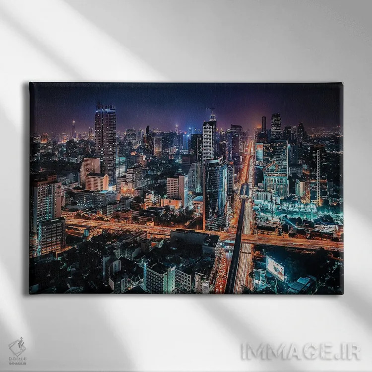 تابلو منطقه ساتورن اثر مانجیک پیکچرز (استودیو عکاسی یا فیلمسازی) - نمای روبهرو روی دیوار