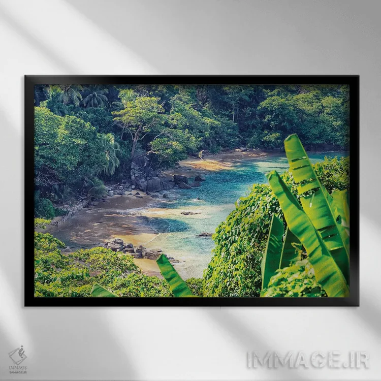 تابلو ساحل پوکت اثر مانجیک پیکچرز (استودیو عکاسی یا فیلمسازی) - نمای قابدار مشکی
