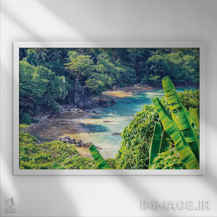 تابلو ساحل پوکت اثر مانجیک پیکچرز (استودیو عکاسی یا فیلمسازی) - نمای قابدار سفید