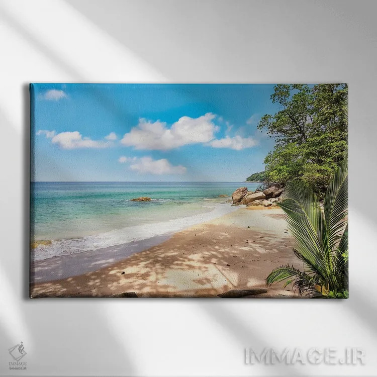 تابلو ساحل تایلند اثر مانجیک پیکچرز (استودیو عکاسی یا فیلمسازی) - نمای روبهرو روی دیوار