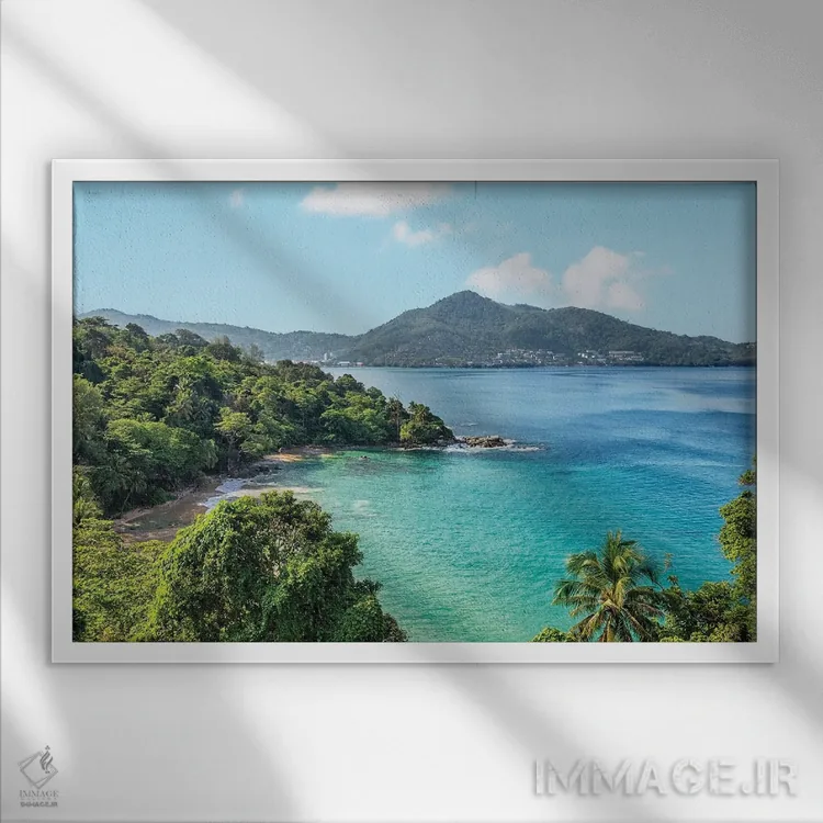 تابلو منظره پوکت اثر مانجیک پیکچرز (استودیو عکاسی یا فیلمسازی) - نمای قابدار سفید