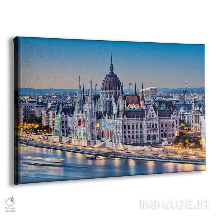 تابلو بوداپست هنگام غروب اثر مانجیک پیکچرز (استودیو عکاسی یا فیلمسازی) - نمای پرسپکتیو محصول