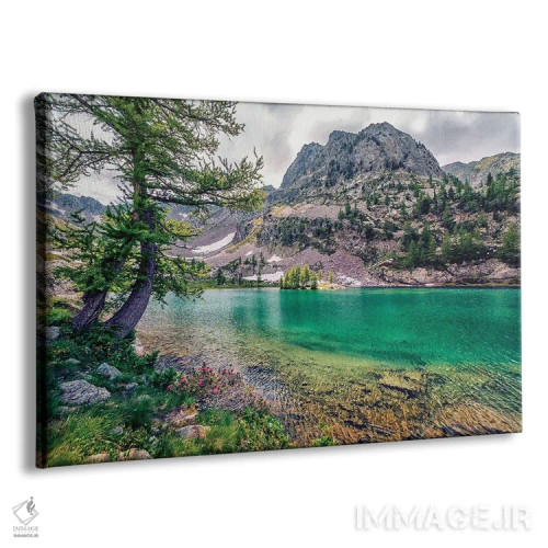 تابلو دریاچه کوهستانی اثر مانجیک پیکچرز (استودیو عکاسی یا فیلمسازی) - نمای پرسپکتیو محصول