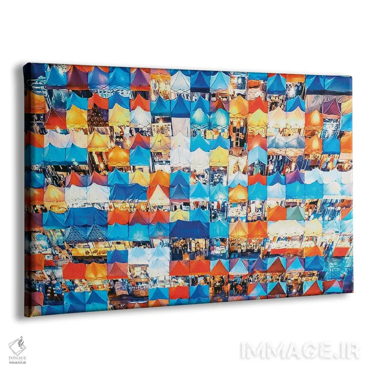 تابلو بازار رنگارنگ اثر مانجیک پیکچرز (استودیو عکاسی یا فیلمسازی) - نمای پرسپکتیو محصول