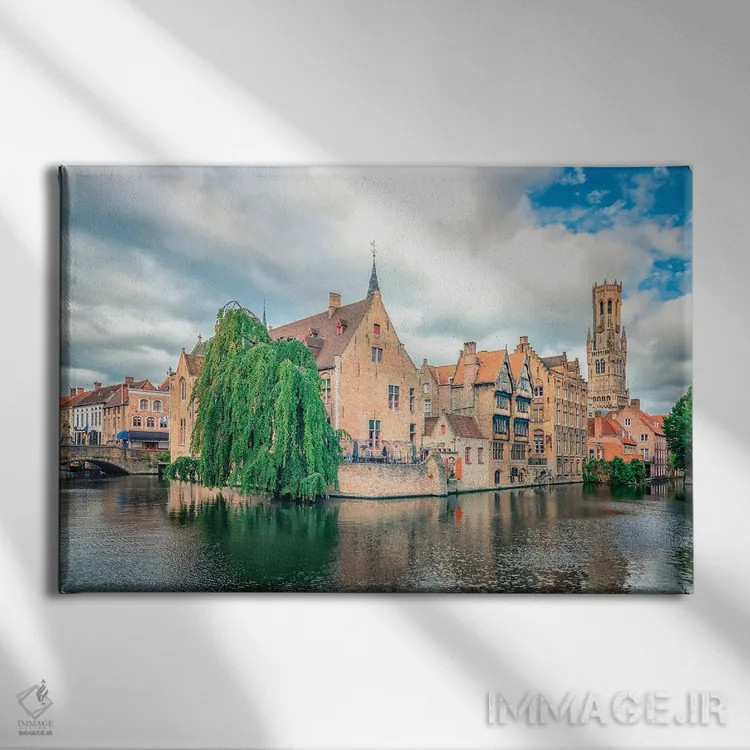 تابلو بروژ (Brugge) اثر مانجیک پیکچرز (استودیو عکاسی یا فیلمسازی) - نمای روبهرو روی دیوار