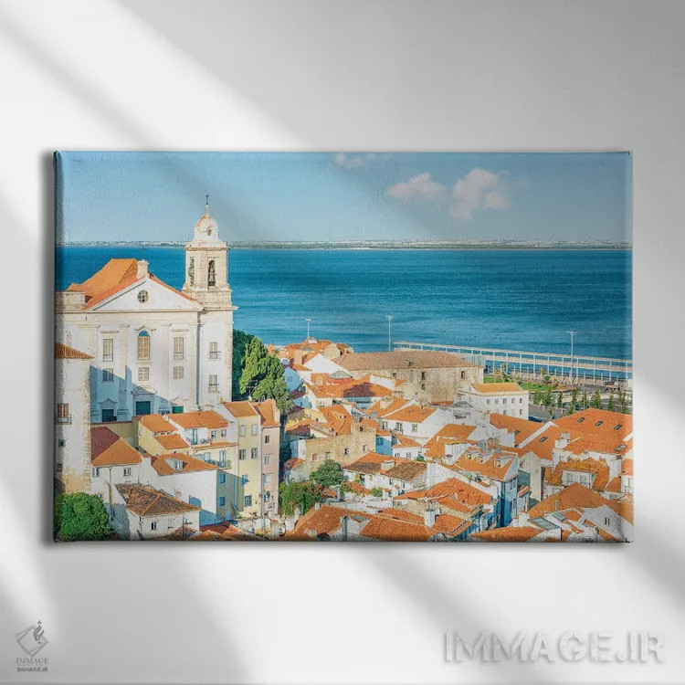 تابلو بامهای لیسبون اثر مانجیک پیکچرز (استودیو عکاسی یا فیلمسازی) - نمای روبهرو روی دیوار