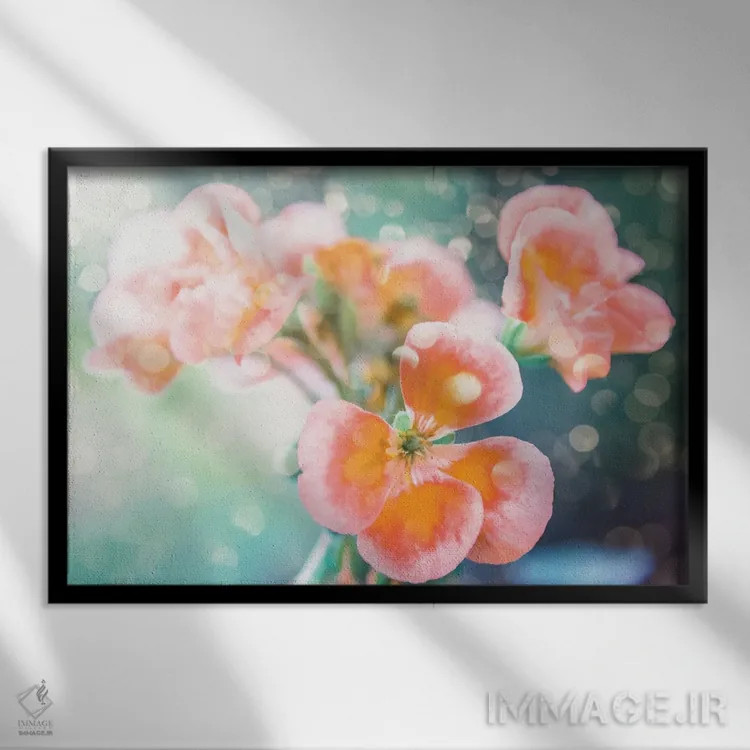 تابلو فصل بهار اثر مانجیک پیکچرز (استودیو عکاسی یا فیلمسازی) - نمای قابدار مشکی