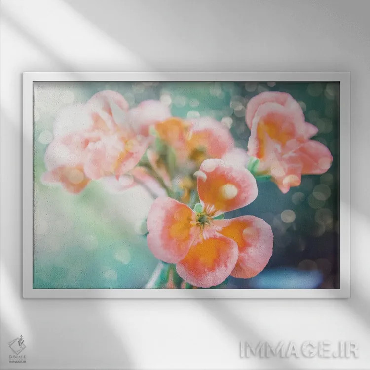 تابلو فصل بهار اثر مانجیک پیکچرز (استودیو عکاسی یا فیلمسازی) - نمای قابدار سفید