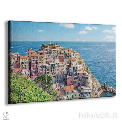 تابلو مانارولای رنگارنگ اثر مانجیک پیکچرز (استودیو عکاسی یا فیلمسازی) - نمای پرسپکتیو محصول